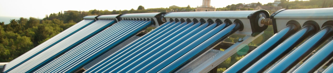 A solar water heating system